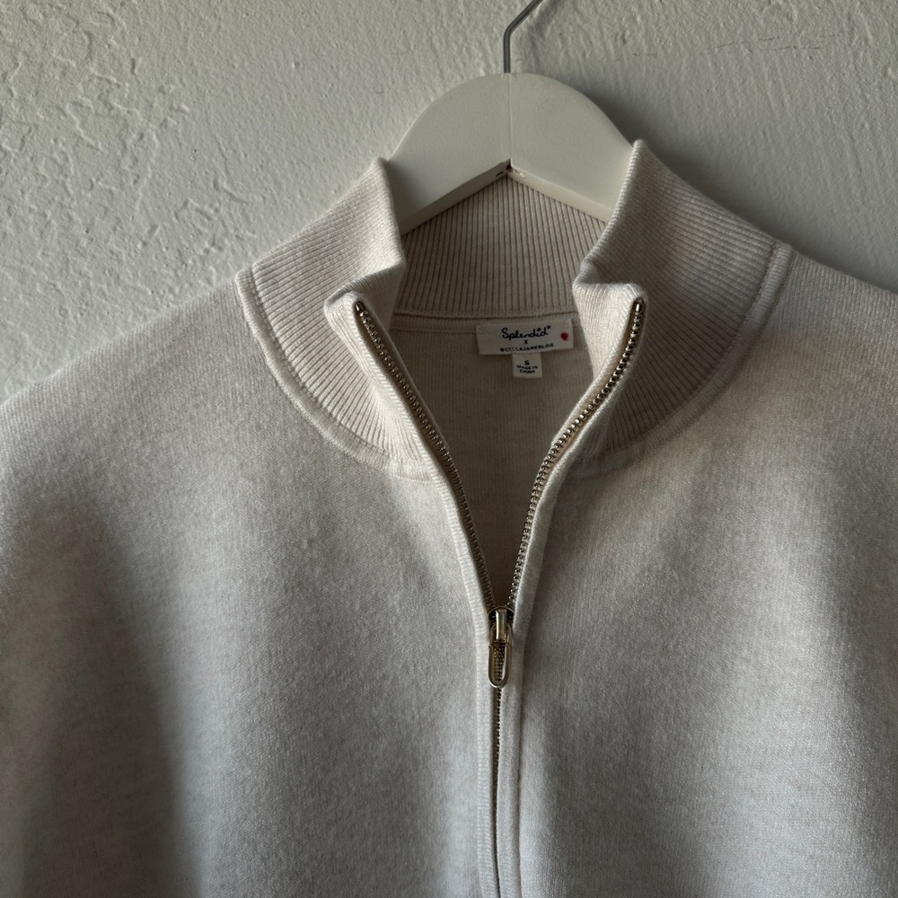 Half-Zip Sweater Tunic